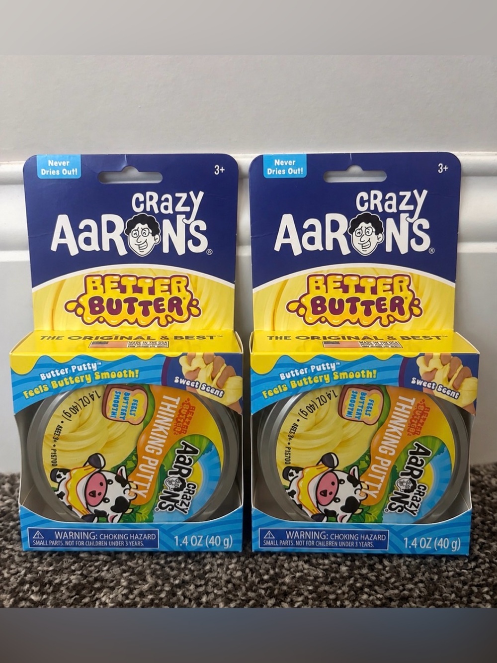 Crazy Aaron’s Better Butter Thinking Putty - Yellow